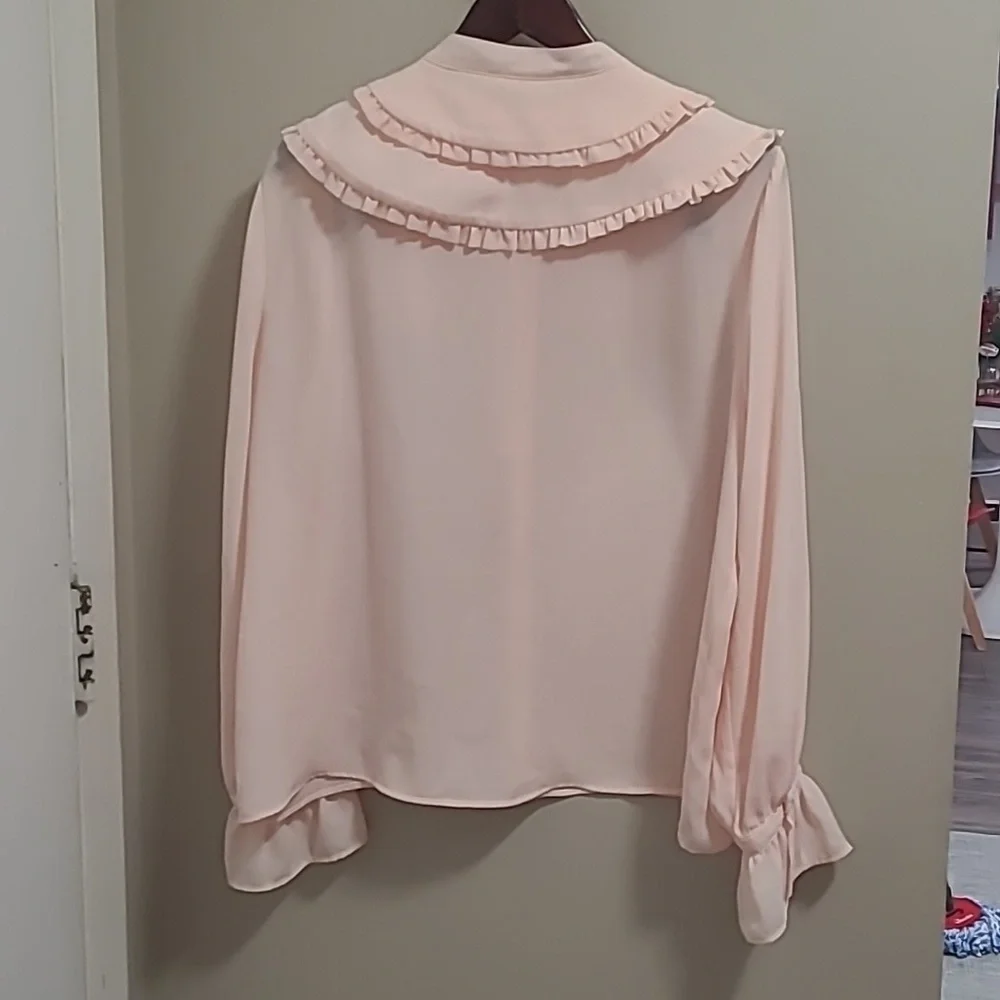 ZARA - Ruffled Shirt - Picture 9 of 9